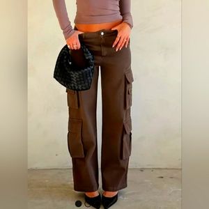 Rumours brown cargo pants size small, nwt! Reg. Price is $124.00